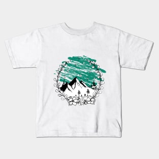 mountains in the North Kids T-Shirt